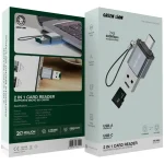 Green Lion 2in1 Card Reader with Micro SD Cards Support
