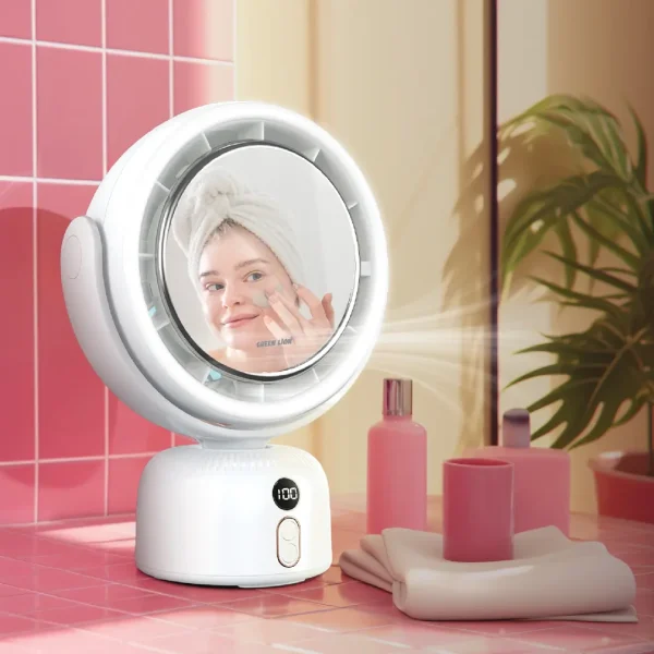 آینه آرایش فن دار گرین