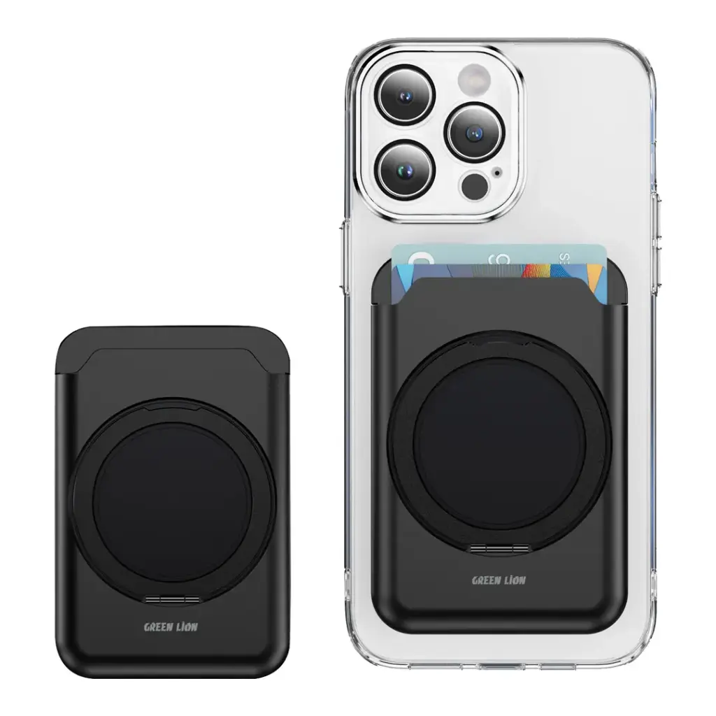 جاکارتی مگ سیف گرین Green Lion W4-Magsafe Wallet Card Holder