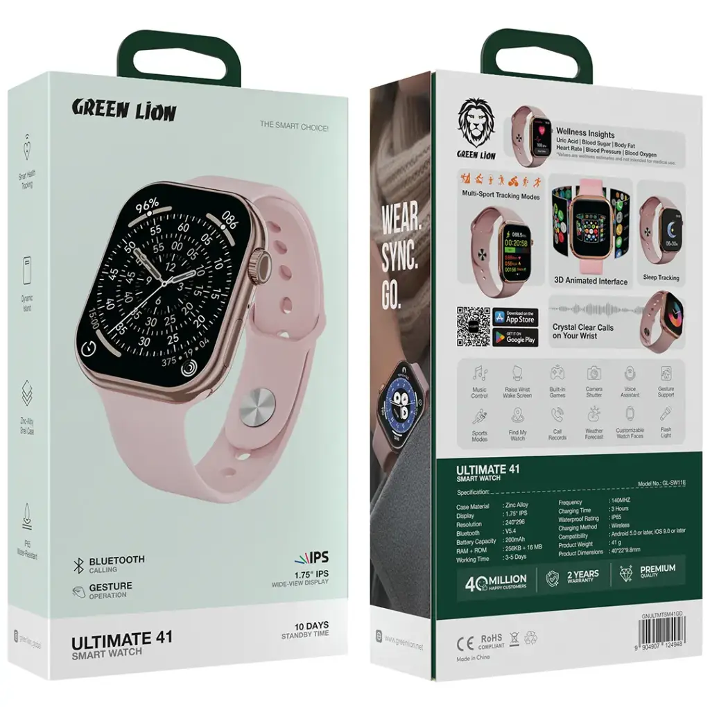 ساعت هوشمند اولتیمیت 41 گرین لاین