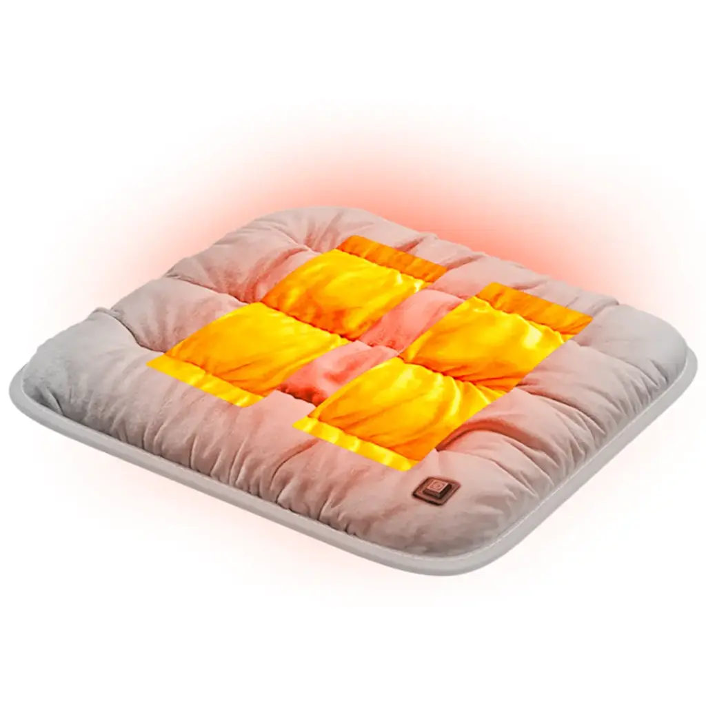 Green Electric Heat Pad Heating Seat Cushion