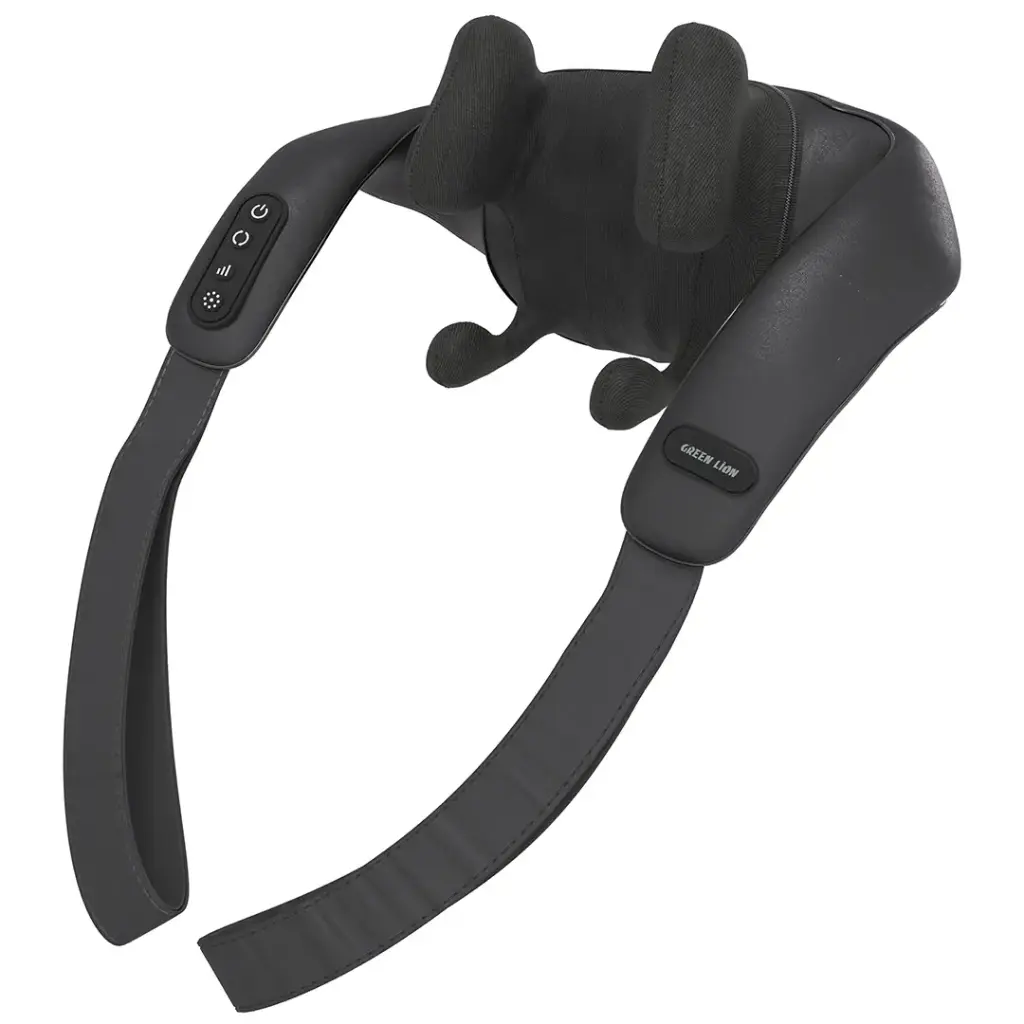 ماساژور چهار بعدی گردن و شانه قابل شارژ گرین Green Lion Neck & Shoulder Rechargeable 4D kneading Massage