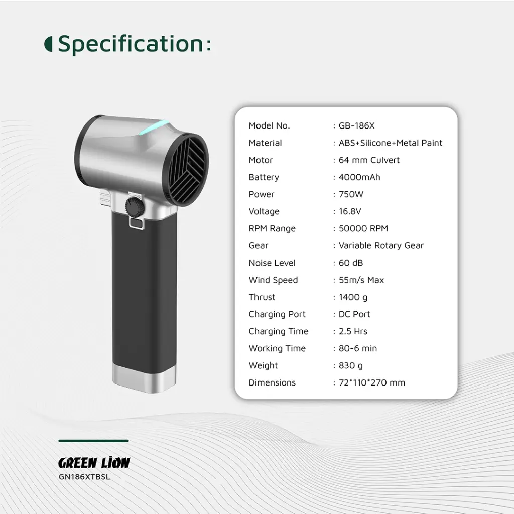 دمنده توربو GB-186X گرین لاین