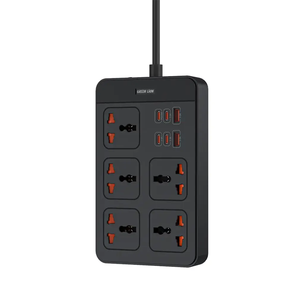 چندراهی برق GS 500 گرین Green Lion GS 500 Power Socket PD 20W