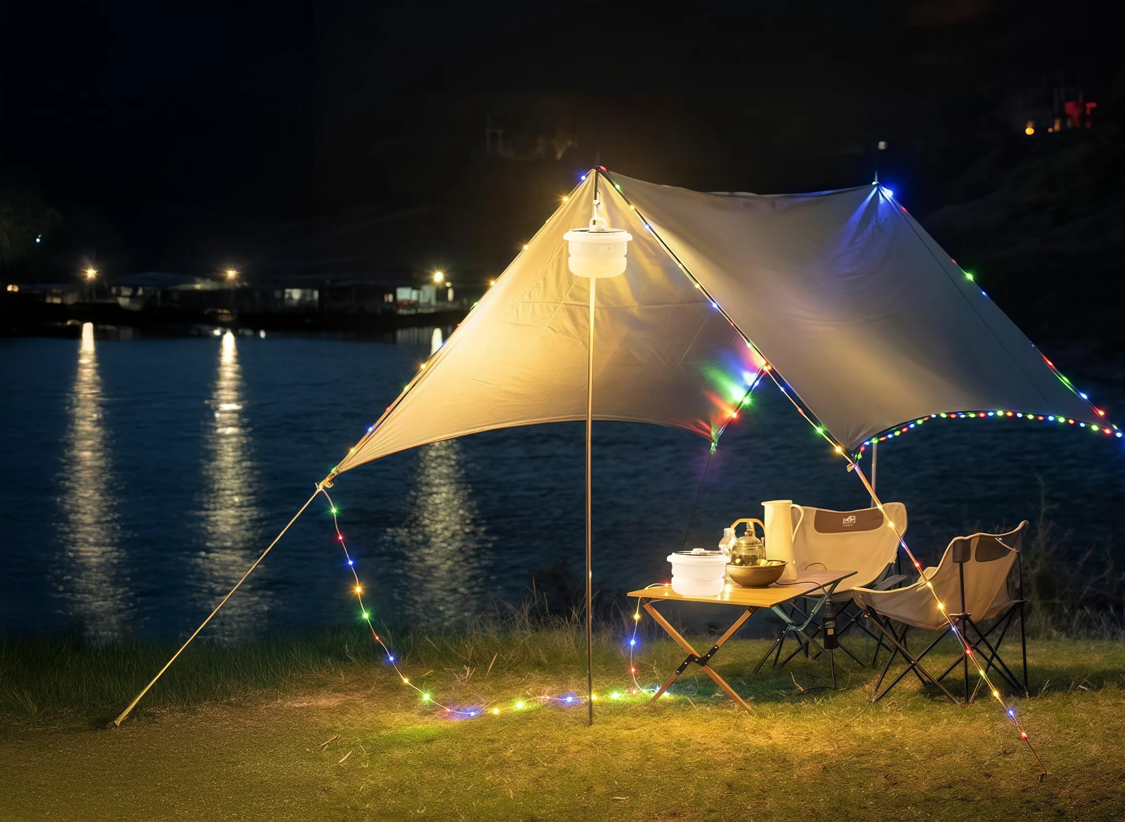 چراغ کمپینگ LED خورشیدی لومکس