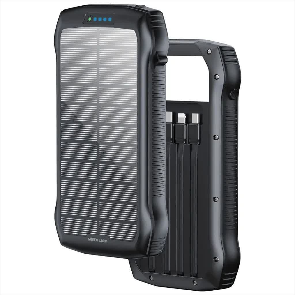 پاوربانک سولار فورس ۲۰۰۰۰ میلی‌آمپر گرین Green Lion Solar Force 20000mAh Power Bank قیمت