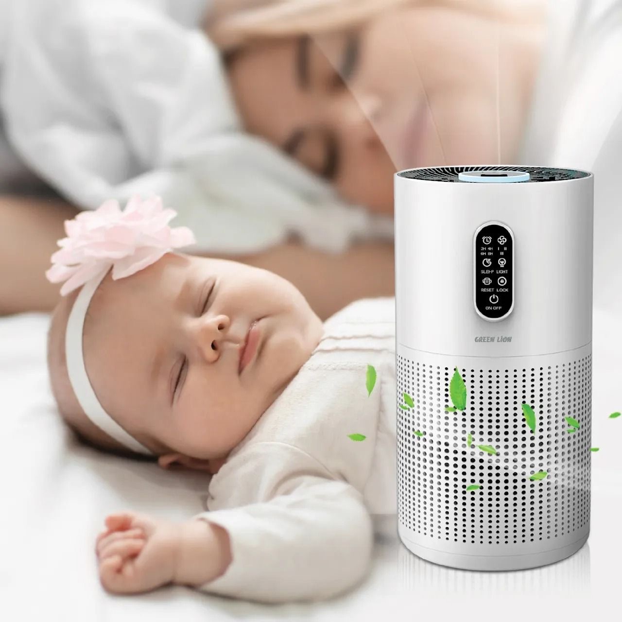 Green Compact Air Purifier