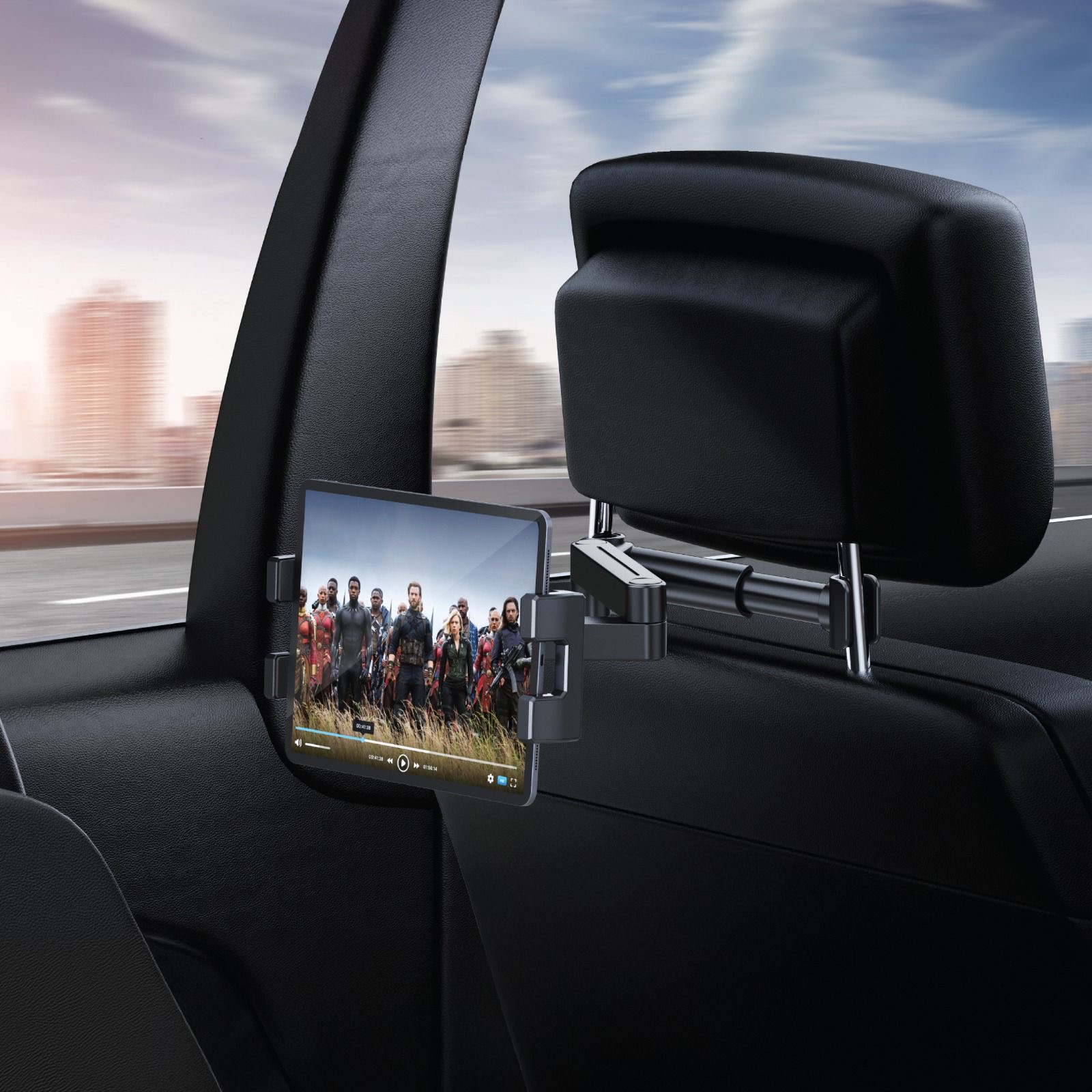 پایه نگدارنده پشتی برای تبلت و تلفن گرین لاین Green Lion Headrest Mount For Tablets & Phones