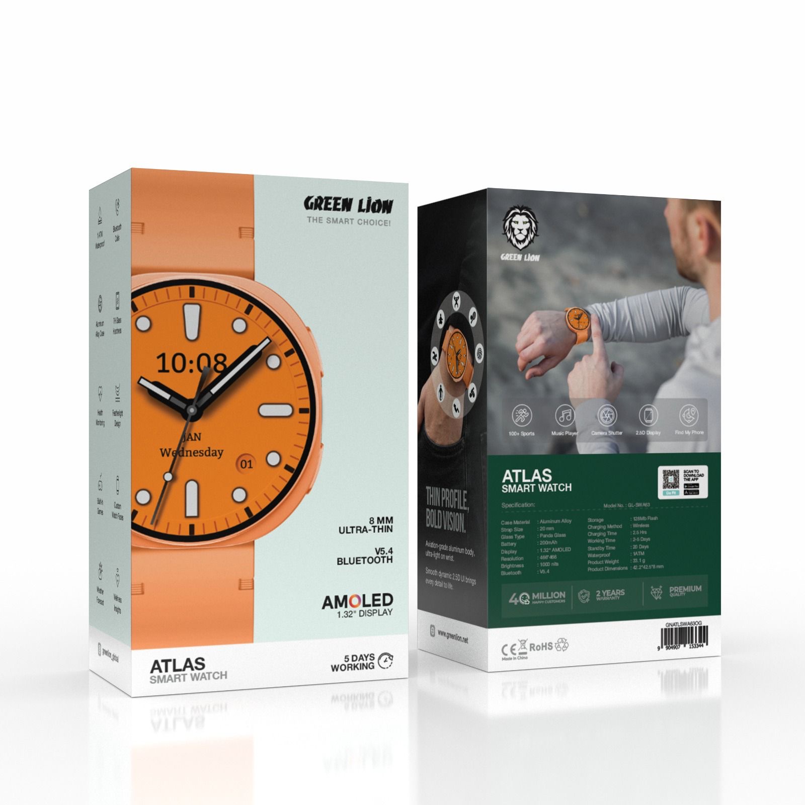 ساعت هوشمند اطلس Green Lion Atlas Smart Watch