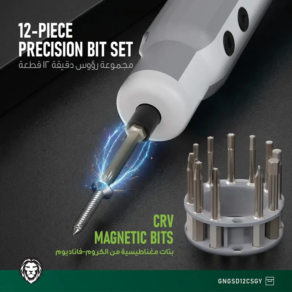 پیچ گوشتی شارژی GSD-12 گرین Green Lion Cordless Screwdriver