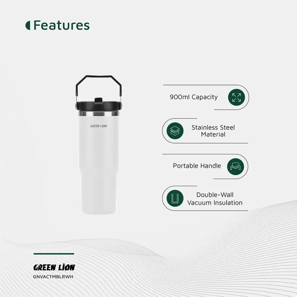 Green Vacuum Tumbler Bottle