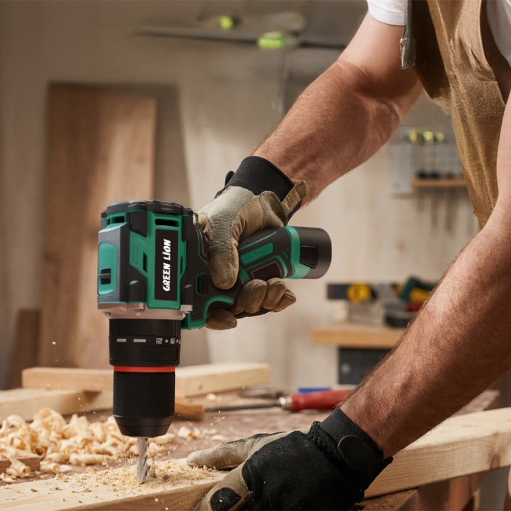 دریل چکشی شارژی پاور پرو GD-13 گرین Green GD-13 Power Pro