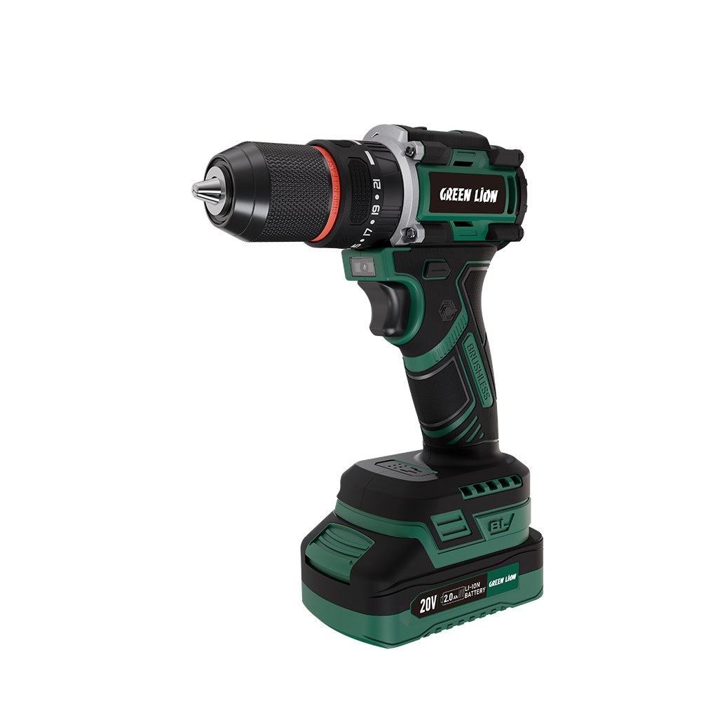 دریل چکشی شارژی پاور پرو GD-14 گرین Green Lion GD-14 Power Pro