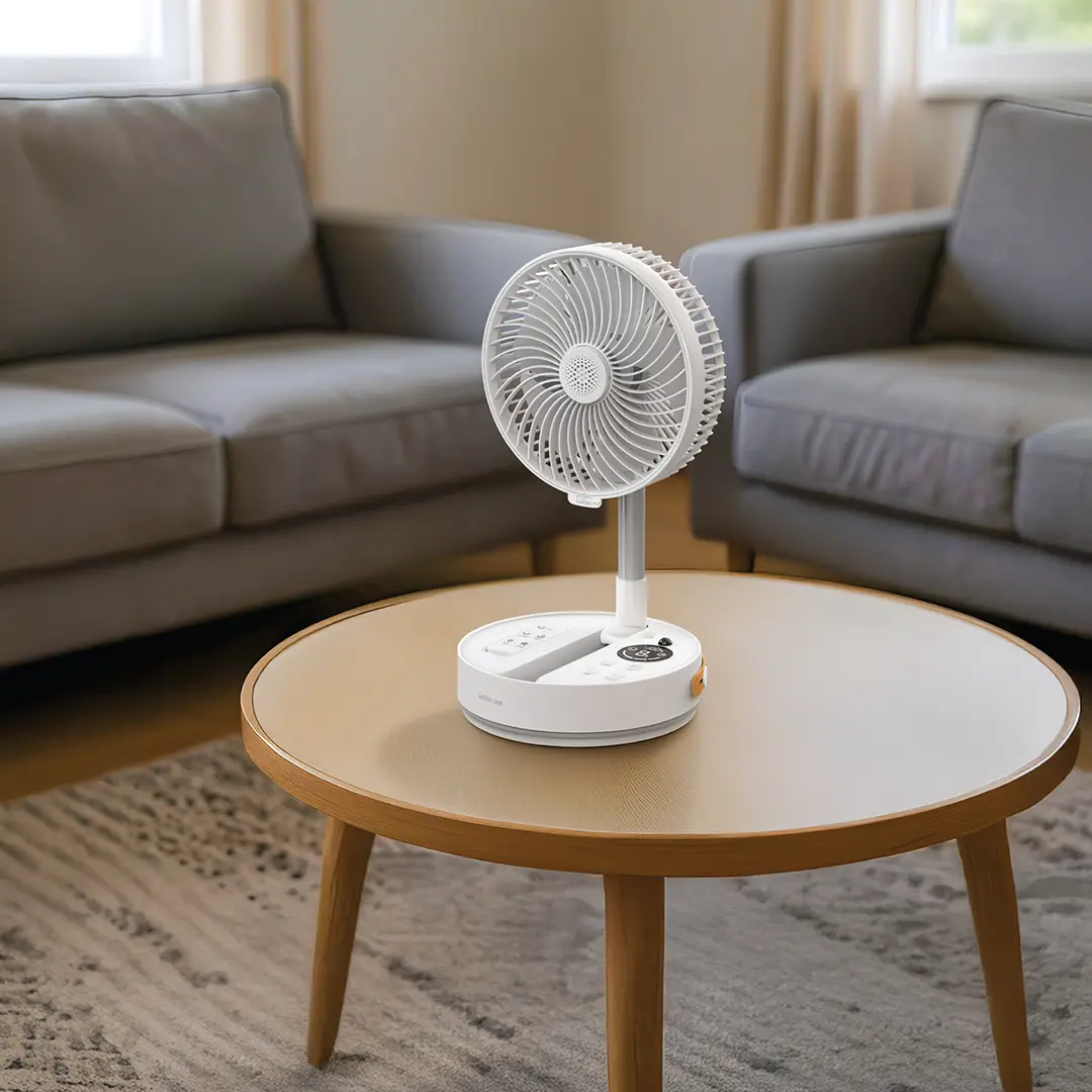 Green Ravio 8" Folding Fan