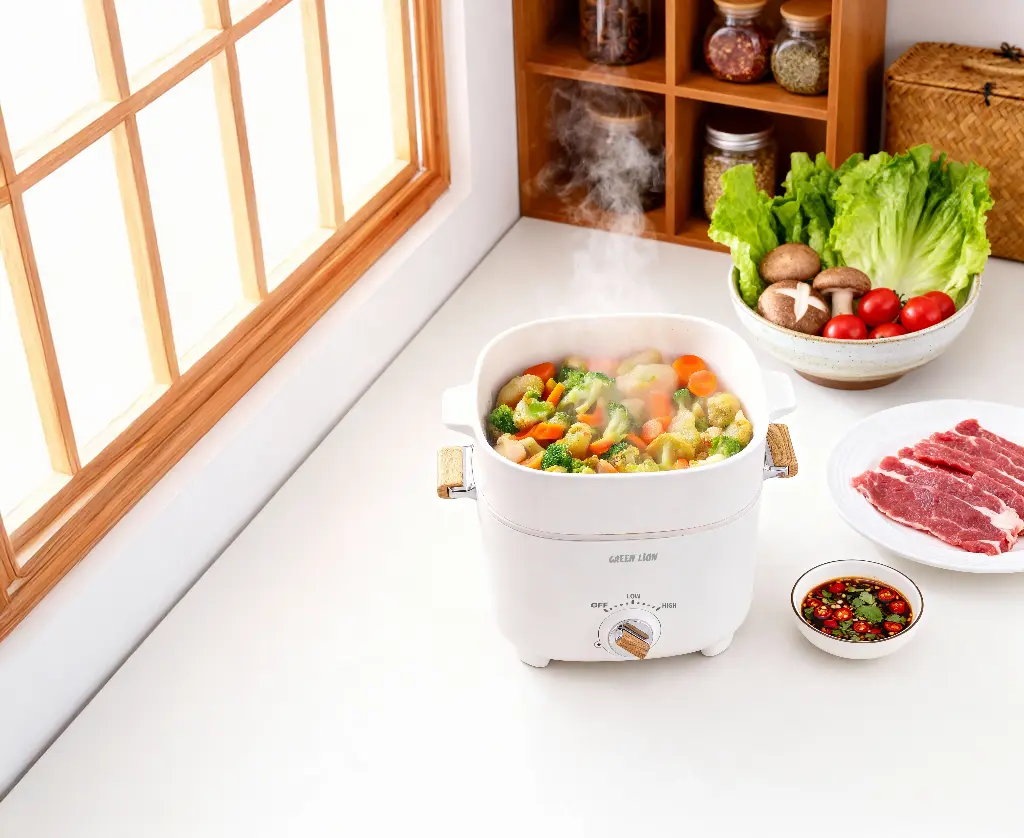 Green Multi-Pot Electric Cooker
